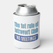 T-shirt Introvert Club Blikjeskoeler (Blikje Voorkant)