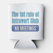 T-shirt Introvert Club Blikjeskoeler (Voorkant)