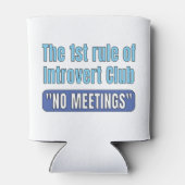 T-shirt Introvert Club Blikjeskoeler (Achterkant)