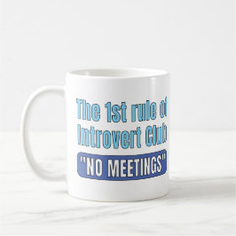 T-shirt Introvert Club Koffiemok