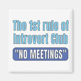 T-shirt Introvert Club Magneet