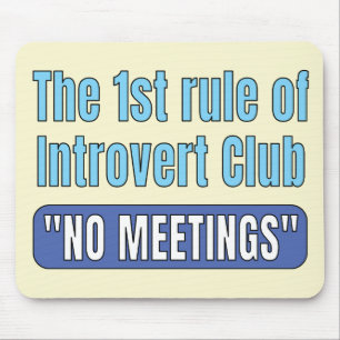 T-shirt Introvert Club Muismat