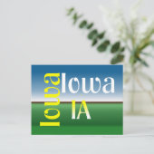 T-SHIRT Iowa Briefkaart (Staand voorkant)