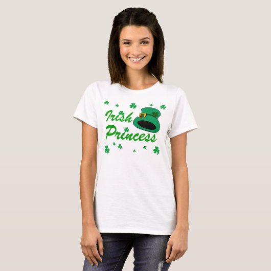 T-shirt Irish Princess (Voorkant volledig)