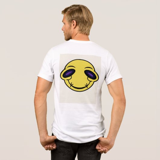 T-shirt is een emoji ontwerp (Achterkant volledig)