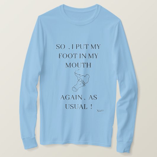 T-shirt is grappig : Mond in de mond (Design voorkant)