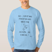 T-shirt is grappig : Mond in de mond (Voorkant)