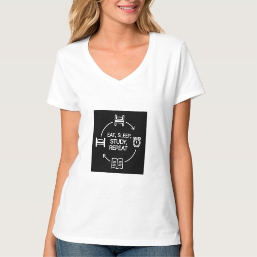 T-shirt is perfect voor de dagelijkse drukte. (Voorkant)