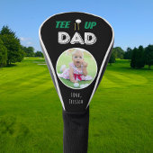 T-shirt It Up Dad Custom Foto Vaderdag Zwart Golfheadcover