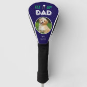 T-shirt It Up Dad Custom Pet Photo Vaderdag Golfheadcover (Voorkant)