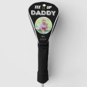 T-shirt It Up Daddy Custom Foto Vaderdag Zwart Golfheadcover (Voorkant)