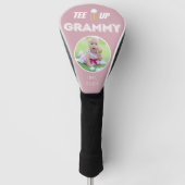 T-shirt It Up Grammy Custom Photo Pink Golfheadcover (Voorkant)