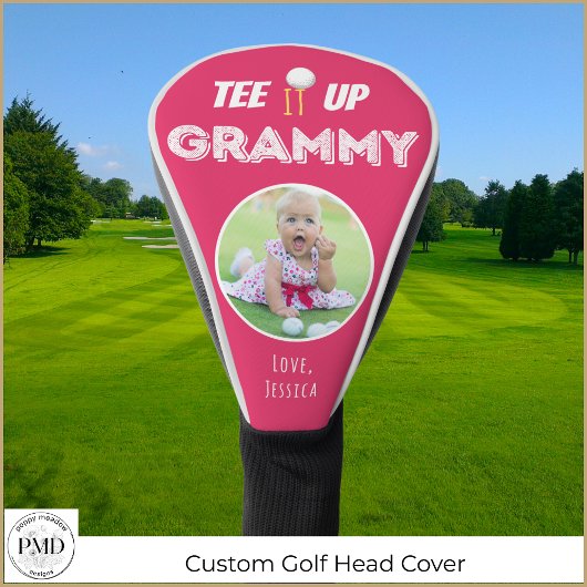 T-shirt It Up Grammy Gepersonaliseerde Foto Hot Pi Golfheadcover