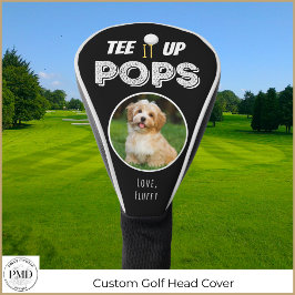 T-shirt It Up Poppen Custom Pet Photo Vaderdag Zwa Golfheadcover