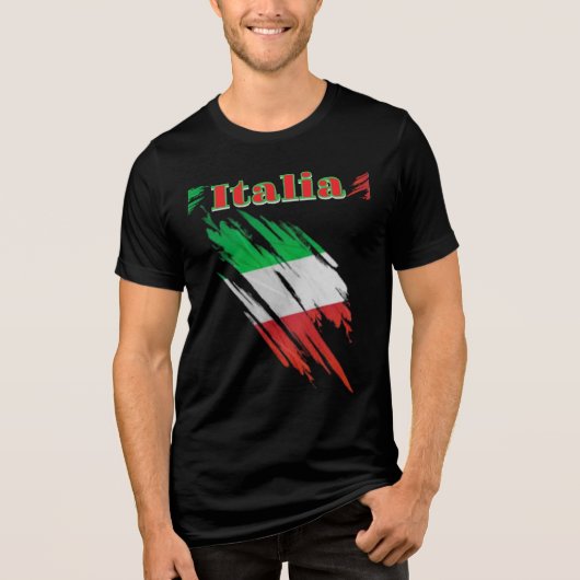 T-shirt ITALIA (Voorkant)