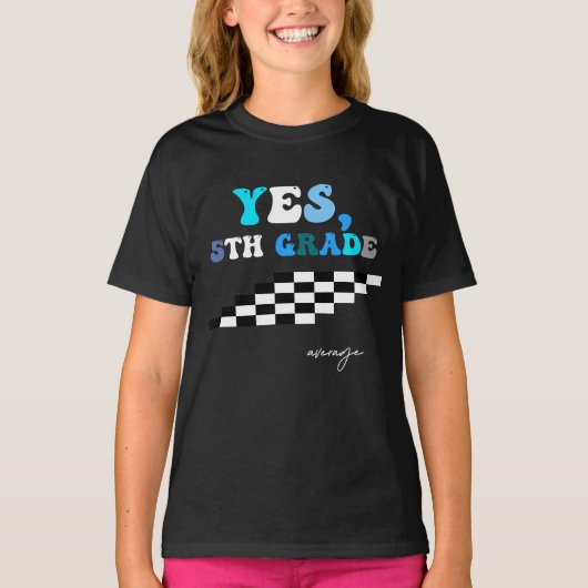 T-shirt Ja, gemiddelde 5e leerjaar (Voorkant)