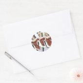 T-SHIRT Ja Ik kan Ronde Sticker (Envelop)