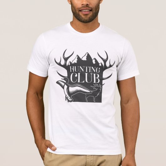T-shirt jachtclub (Voorkant)