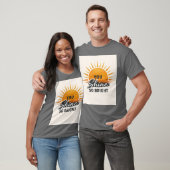 T-shirt 'Je straalt zo fel' (Unisex)