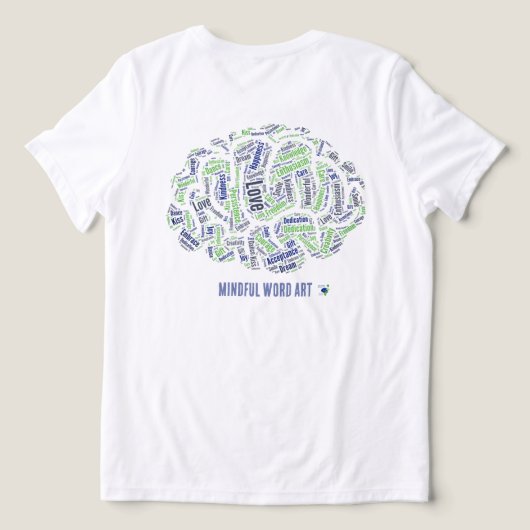 T-shirt Je wordt bemind (Design achterkant)