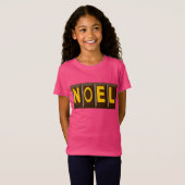 T-shirt jersey dun roze NOEL CHOCOLAT Design (Voorkant volledig)