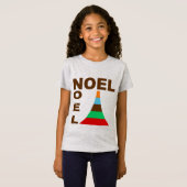 T-shirt jersey fijne gerafelde NOEL GATEAUX Design (Voorkant volledig)