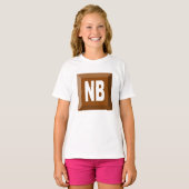 T-shirt-jersey New Brunswick CHOCOLAT T-shirt (Voorkant volledig)