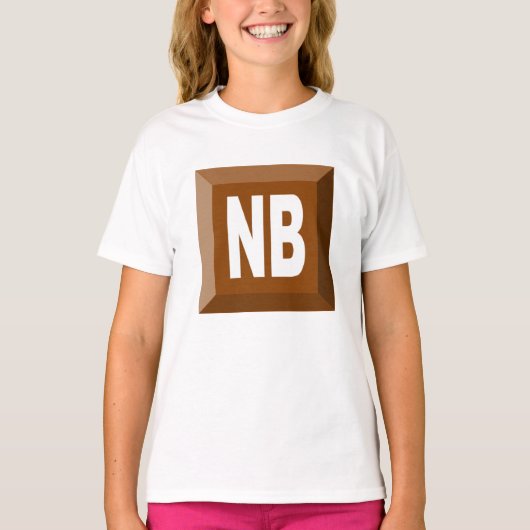 T-shirt-jersey New Brunswick CHOCOLAT T-shirt (Voorkant)