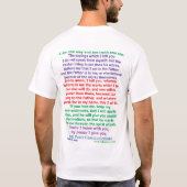 T-Shirt Jesus de Christus op het laatste Super (Achterkant)