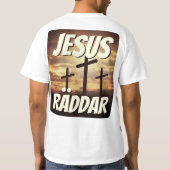 T-shirt — Jesus räddar (Achterkant)