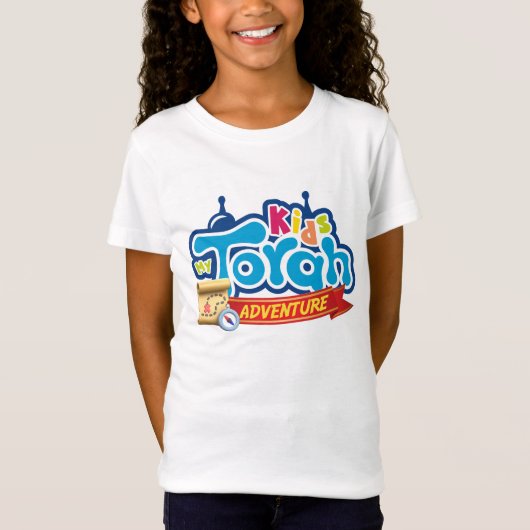 T-shirt jeunesse Kinder n Torah stijl cartoon (Voorkant)