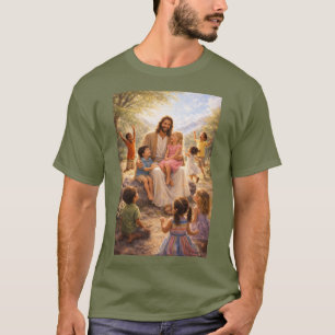 T-shirt 'Jezus houdt van de kleine kinderen'