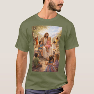 T-shirt 'Jezus houdt van de kleine kinderen'