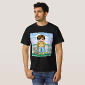 T-shirt jongen en hond (Voorkant volledig)