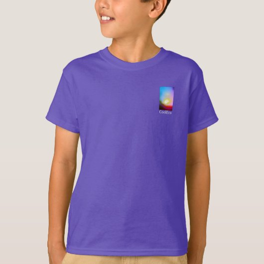 T-Shirt jongens cool eco stijl ontwerp (Voorkant)