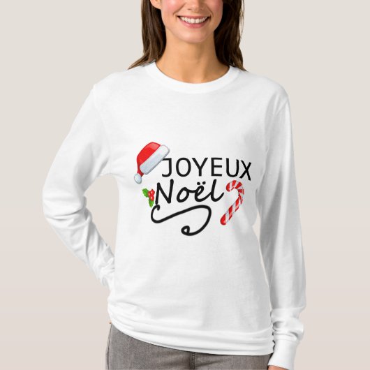 T-shirt Joyeux Noël . Cadeau Noël (Voorkant)