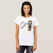 T-SHIRT Just Beachy (Voorkant volledig)