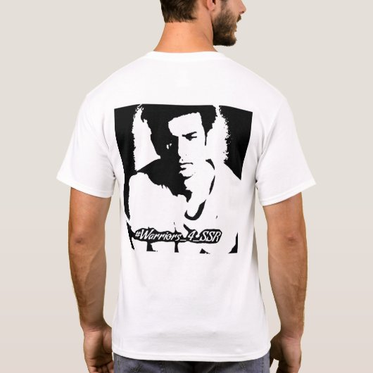 T-Shirt Justice 4 SSR Sushant Rajput (Achterkant)