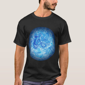 T-shirt Kalme Getijde Bol Abstracte Textuur Planee