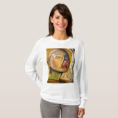 T-shirt kameleon schildering (Voorkant volledig)