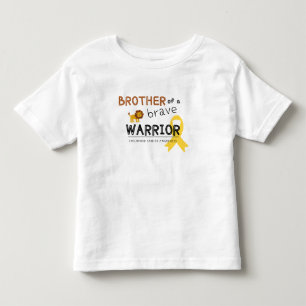 T-shirt 'kanker bij kinderen. dappere strijder bro