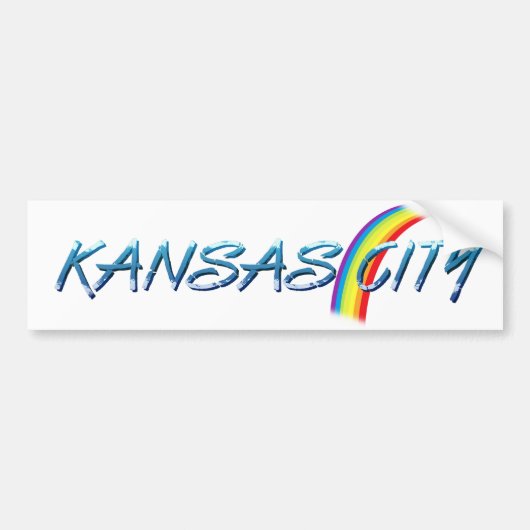 T-SHIRT Kansas City Bumpersticker (Voorkant)