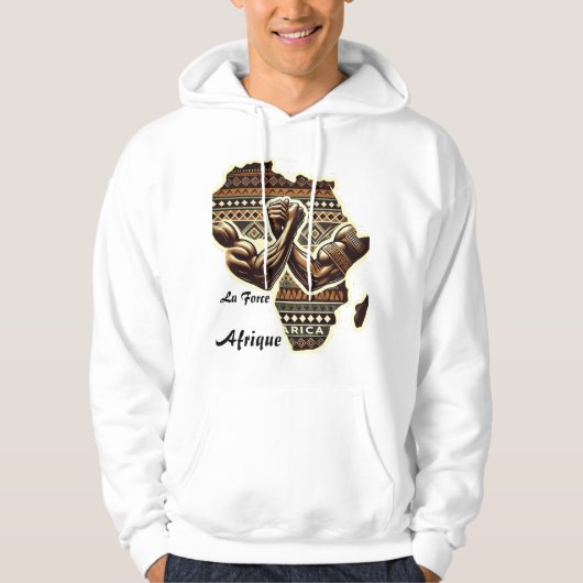 T-shirt Kapuche Africa Force (Voorkant)