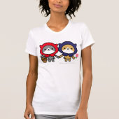 T-shirt - Kat met een vriend (Voorkant)