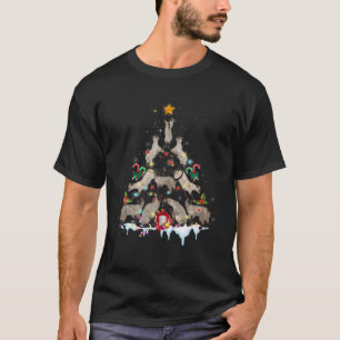 T-shirt kattenkattenboom - kerstkat L