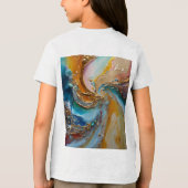 T-shirt ke afbeelding ke liye ek khubsurat aur app (Achterkant)