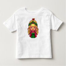 T-shirt Kerst meisje 