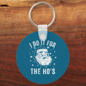 T-shirt Kerstman Het is een Kerstman Ho Sleutelhanger (Voorkant)