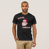T-shirt Kerstman stemming (Voorkant volledig)