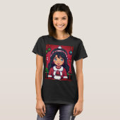 T-shirt Kerstmeisje (Voorkant volledig)